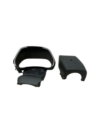 2021-2024 Toyota Venza Black Steering Column Shroud and Speedometer Trim Panel Set - Front (Used OEM)