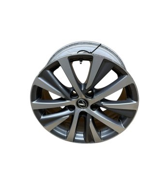 2019-2021 Lexus ES300h Silver 17x7.5 10-Split Spoke Machined Aluminum Alloy Wheel (Used OEM)