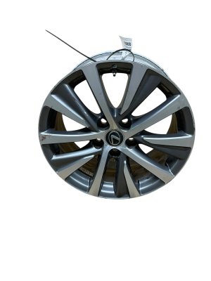 2019-2021 Lexus ES300h Silver 17x7.5 10-Split Spoke Machined Aluminum Alloy Wheel (Used OEM)