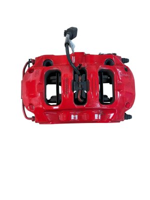 2010-2016 Porsche Panamera Red Disc Brake Caliper - Rear, Right (Passenger) (Used OEM)