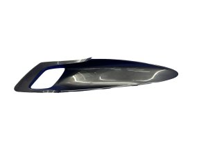 2017-2023 McLaren 720S Silver Air Intake Trim Cover Molding Panel - Rear (Used OEM)