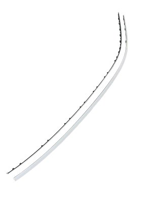 2016-2022 BMW 740i White Roof Rail Trim Molding Strip Set (Used OEM)