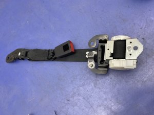 2022-2025 Ford F-150 Lightning Black Center Seat Belt Assembly - Rear, Right (Passenger) (Used OEM)
