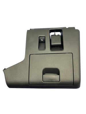 2020-2024 Toyota Highlander Black Lower Dash Trim Panel with Fuel and Trunk Latches - Front (Used OEM)