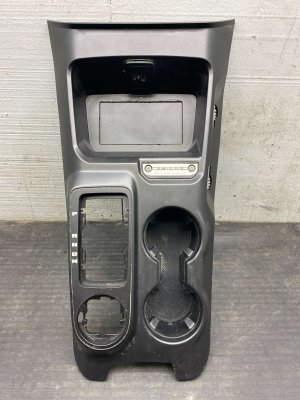 2021-2025 Ford Bronco Black Floor Center Console with Locking Storage Safe - Front (Used OEM)