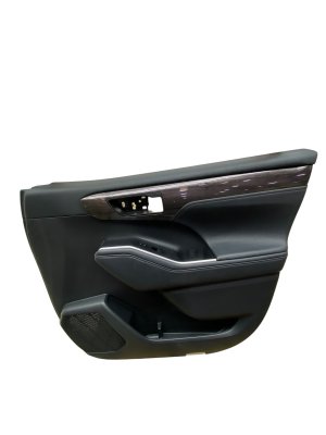 2020-2025 Toyota Highlander Black Door Interior Trim Panel - Front, Right (Passenger) (Used OEM)