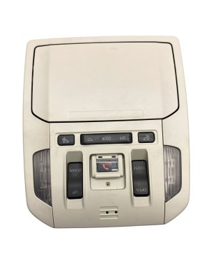2020-2025 Toyota Highlander Beige Overhead Console Panel with Sunroof Switch - Front (Used OEM)