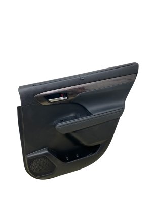 2023-2024 Toyota Highlander Black Door Interior Trim Panel with Sunshade - Rear, Right (Passenger) (Used OEM)