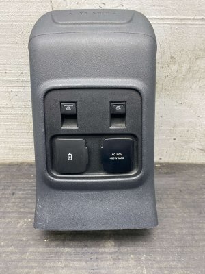 2021-2024 Ford Bronco Center Console Trim Panel with Switch and USB Ports - Rear (Used OEM)