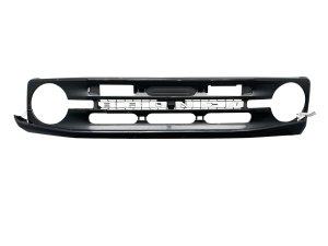 2021-2025 Ford Bronco Blue Upper Grille and Molding Trim with Surround Camera - Front (Used OEM)