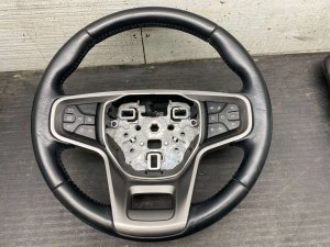 2021-2026 Ford Bronco Black Leather Non-Heated Steering Wheel - Front (Used OEM)