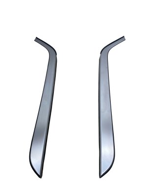 2020-2025 Hyundai Palisade Silver Quarter Window C-Pillar Garnish Molding Set - Rear, Left (Driver) (Used OEM)