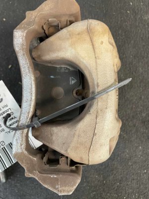 2014-2021 BMW i3 Disc Brake Caliper with Mounting Bracket - Front, Right (Passenger) (Used OEM)