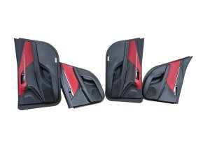 2025-2026 Toyota Camry Red Front and Rear Door Interior Trim Panel Set (Used OEM)