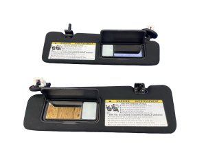 2018-2023 Lexus LC500 Black Illuminated Alcantara Sun Visor Set - Front, Right (Passenger) (Used OEM)