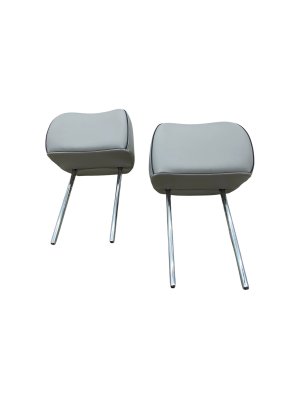 2023-2025 Hyundai Palisade Beige Seat Nappa Leather Headrest Set - Front, Right (Passenger) (Used OEM)