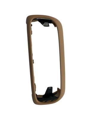 2021-2024 Genesis GV80 Tan Center Console HVAC Trim Bezel Cover - Rear (Used OEM)