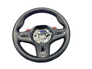 2023-2026 BMW M2 Black Heated Carbon Fiber Steering Wheel - Front (Used OEM)