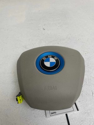2014-2021 BMW i3 Beige Steering Wheel Air Bag (Used OEM)