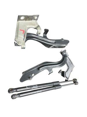 2022-2025 INFINITI QX60 Hood Hinge and Lift Cylinder Set - Front, Right (Passenger) (Used OEM)
