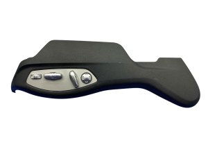 2011-2018 Porsche Cayenne Black Seat Trim Panel with Seat Adjustment Switch - Front (Used OEM)