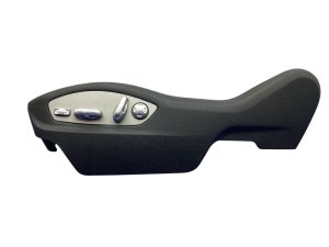 2011-2018 Porsche Cayenne Black Seat Trim Panel with Adjustment Switch - Front (Used OEM)