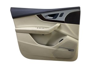 2017-2024 Audi Q7 Brown Door Interior Trim Panel - Front, Left (Driver) (Used OEM)