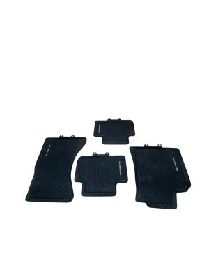 2014-2026 Porsche Macan Black All-Weather Rubber Floor Mat Set - Front (Used OEM)