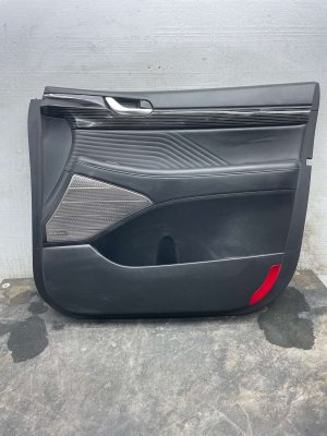 2023-2025 Hyundai Palisade Black Door Interior Trim Panel - Front, Right (Passenger) (Used OEM)
