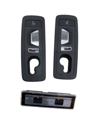 2011-2018 Porsche Cayenne Black Overhead Reading Dome Light Set - Rear (Used OEM)
