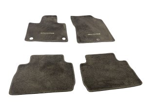 2021-2023 Hyundai Santa Fe Black Front and Rear Carpet Floor Mat Set (Used OEM)