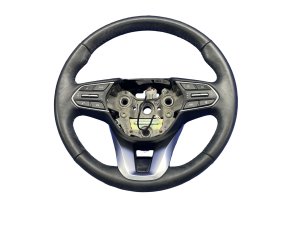 2021-2023 Hyundai Santa Fe Black Heated Leather Steering Wheel - Front (Used OEM)