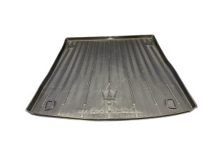 2023-2026 Maserati Grecale Black All-Weather Rubber Trunk Cargo Liner Mat - Rear (Used OEM)