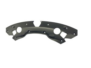 2023-2026 Maserati Grecale Black Upper Radiator Shutter Baffle Trim Cover - Front (Used OEM)