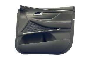 2021-2023 Hyundai Santa Fe Black Door Interior Trim Panel with Harman Kardon Audio - Front, Right (Passenger) (Used OEM)