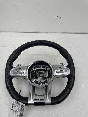 2022-2026 Mercedes-Benz SL320 Black Leather Steering Wheel Assembly with Controls (Used OEM)