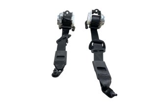 2019-2025 BMW X7 Black Second Row Outer Seat Belt Assembly Set - Rear, Left (Driver) (Used OEM)