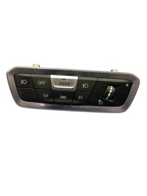 2020-2024 BMW X6 Black Multifunction Headlamp Control Switch (Used OEM)