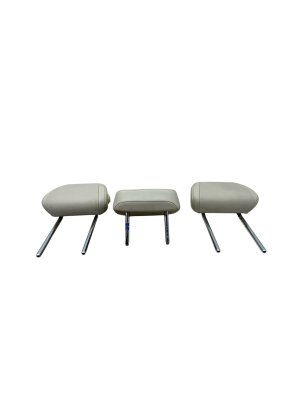2020-2023 BMW X6 Ivory (White) Seat Vernasca Leather Headrest Set - Rear, Right (Passenger) (Used OEM)