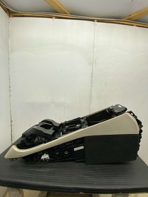 2019-2025 BMW X5 Ivory (White) Center Console Upper Trim Bezel - Front (Used OEM)