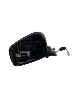 2021-2025 Kia Sorento Ebony (Black) Manual Folding Door/Side View Mirror - Front, Left (Driver) (Used OEM)