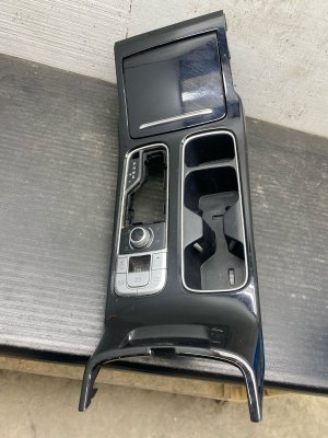 2023-2025 Kia Telluride Center Console Upper Trim Cover Panel with Cupholder and Mode Selector - Front (Used OEM)