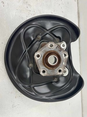 2019-2025 Audi A8 Spindle Knuckle Wheel Bearing Hub Assembly - Rear, Right (Passenger) (Used OEM)