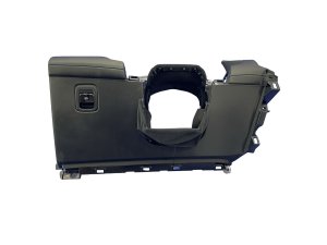 2023-2025 Maserati Grecale Black w/ Blue Stitching Lower Dash Knee Bolster Trim Panel - Front (Used OEM)