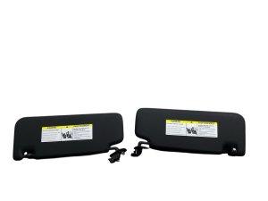 2018-2024 BMW X3 Black Sun Visor Set - Left (Driver) (Used OEM)
