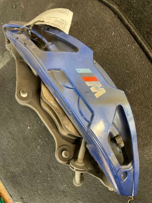 2019-2024 BMW M850i xDrive Blue Brembo Disc Brake Caliper - Front, Right (Passenger) (Used OEM)