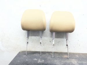 2020-2023 Audi Q7 Beige Seat Headrest Set - Front, Right (Passenger) (Used OEM)