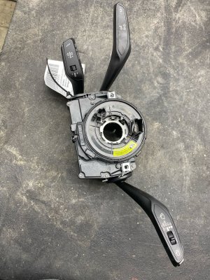 2021-2024 Audi RS6 Tan Steering Column Combination Switch and Clock Spring Assembly (Used OEM)