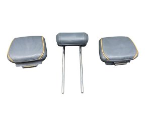 2022-2024 Jeep Wagoneer Blue 3rd Row Seat Headrest Set - Rear, Right (Passenger) (Used OEM)