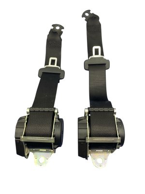 2017-2024 Maserati Levante Black Seat Belt Retractor Assembly - Rear, Right (Passenger) (Used OEM)